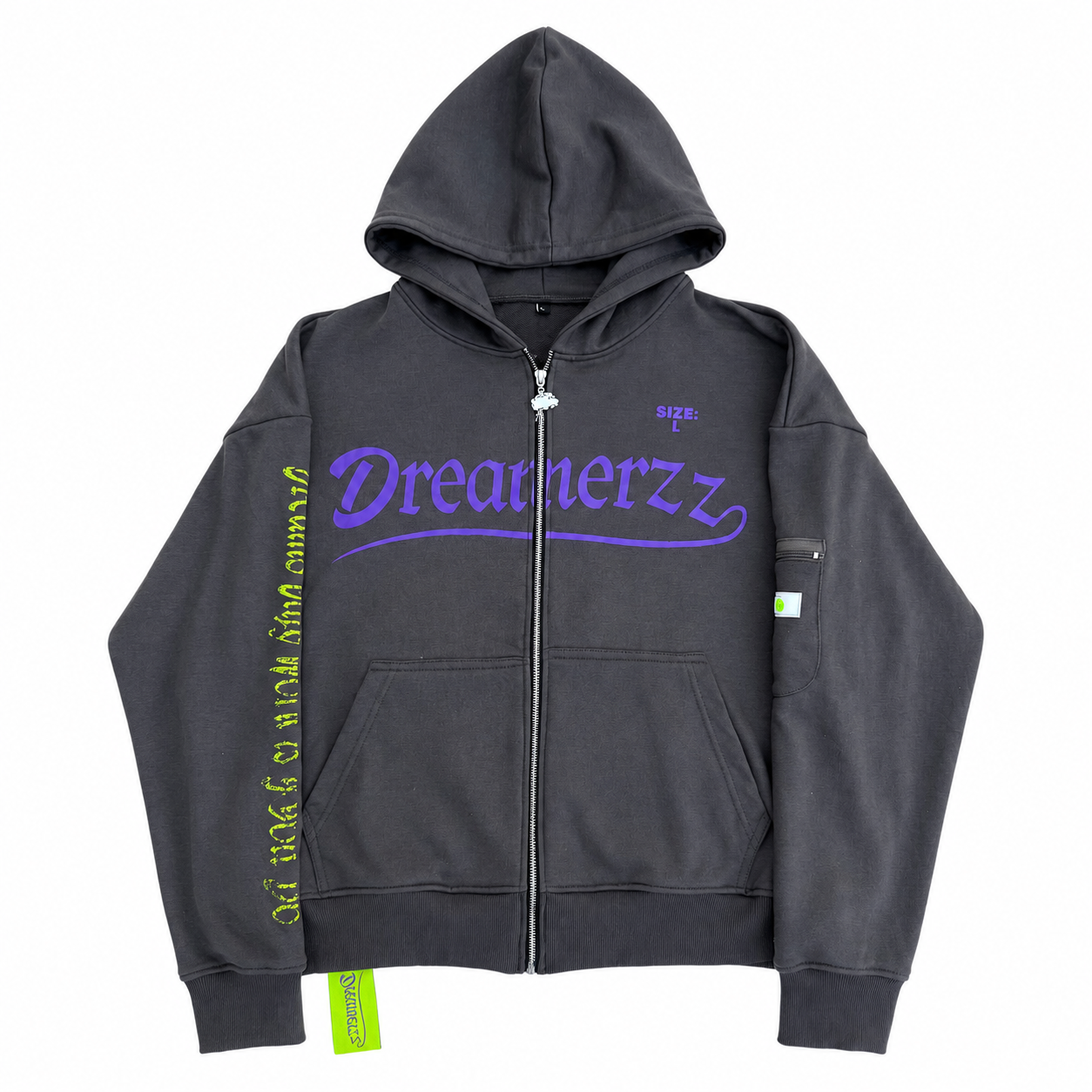 Puff Cloud Grey Zip Up
